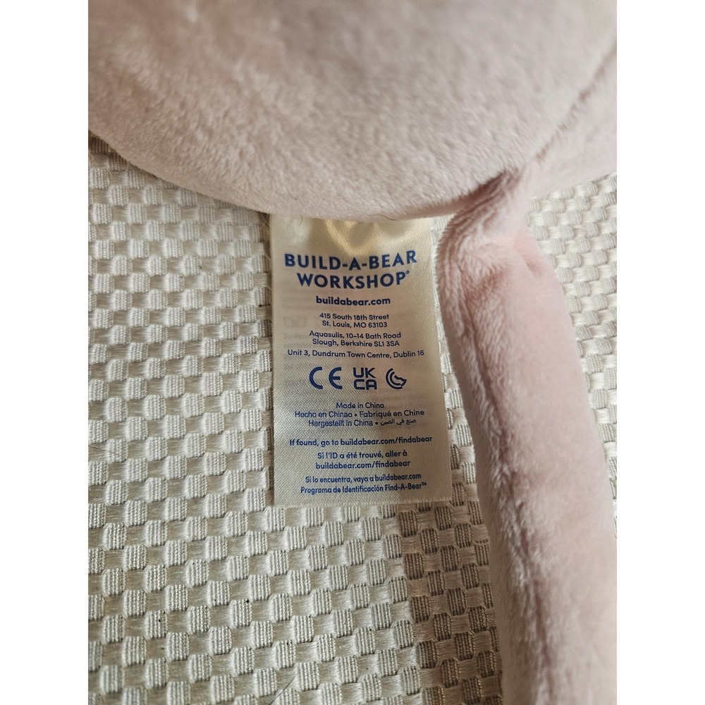 Authentic Build-A-Bear Pokemon Mew Plush 14" Stuffed Animal Clean Display Cond - Picture 6 of 6